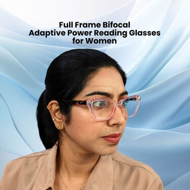 Full Frame Bifocal Adaptive Power Reading Glasses For Women (BORG1)