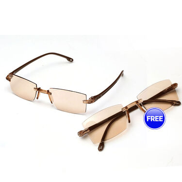 Rimless Daily Use Bifocal Reading glasses - Buy 1 Get 1 FREE (BRG28)