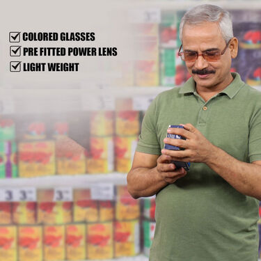 Rimless Daily Use Bifocal Reading glasses - Buy 1 Get 1 FREE (BRG28)