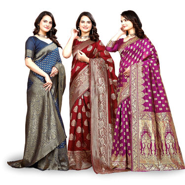 Banarasi Inspired Elegant Sarees - Pick Any 1 (BIS1)