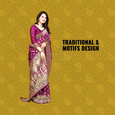 Banarasi Inspired Elegant Sarees - Pick Any 1 (BIS1)