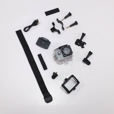 Full HD Vlogging Camera With 2.0 Inch LCD Display Waterproof & Mounting Kit (CCTV19)