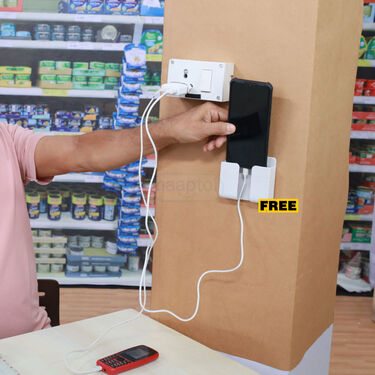 Dual Port Adapter With Free Mobile Phone Holder (CDC7)