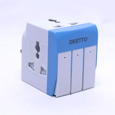 3 Pin Multi Plug with Individual Switch (CDC8)