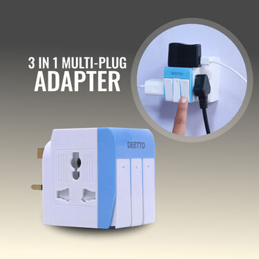 3 Pin Multi Plug with Individual Switch (CDC8)