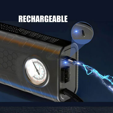 Rechargeable Wireless Car Bike Tyre Inflator (CHNRTI)