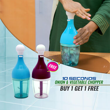 Onion & Vegetable Push Chopper Buy 1 Get 1 (CHOP11)