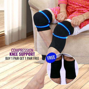 Compression Knee Support Buy 1 Pair Get 1 Pair Free (CKS09)
