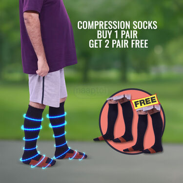 Compression Socks Buy 1 Pair Get 2 Pair Free (CS04)