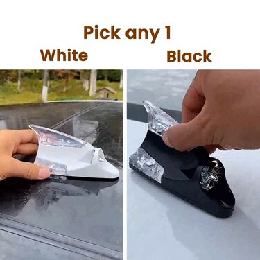 Colorful LED Shark Light For Cars - Works On Wind Power (CWL1)