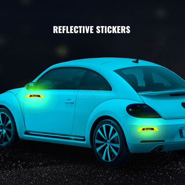 Car Wheel Eyebrow Edge Warning Reflector