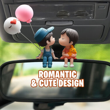 Car Dashboard Couple Set With Balloon