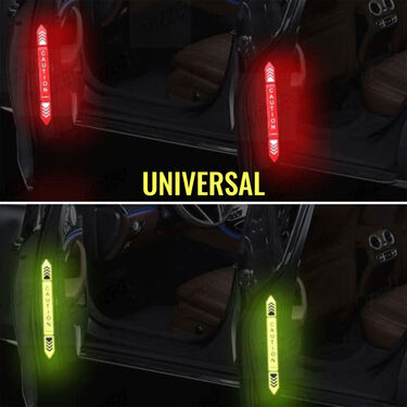 Car Door Caution Warning Reflector Sticker