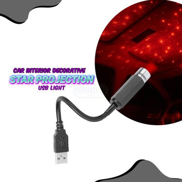 Car Interior Decorative Star Projection USB Light