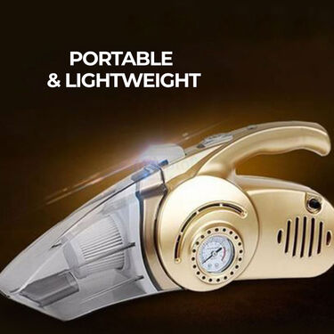 2 in 1 Car Vacuum Cleaner with Tyre Inflator