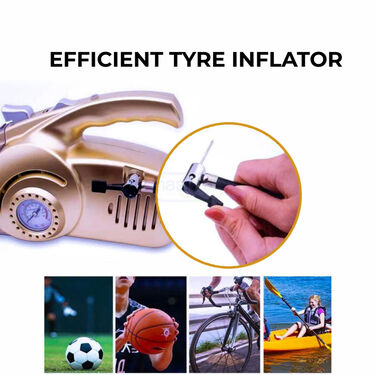 2 in 1 Car Vacuum Cleaner with Tyre Inflator