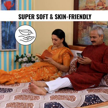 Fitted Double Bed Sheet With 2 Pillow Covers (DBS13)