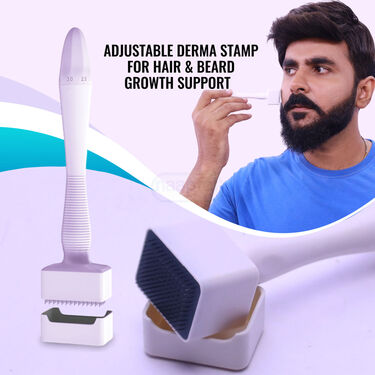 Adjustable Derma Stamp For Hair & Beard Growth Support (DR1)