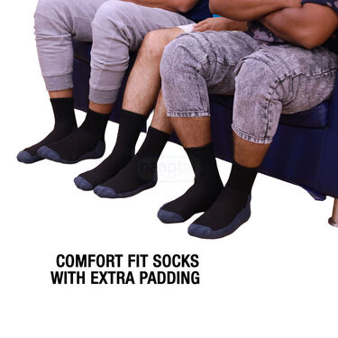 Padded Diabetic Socks Buy 1 Get 2 Pair Free  (DS01)