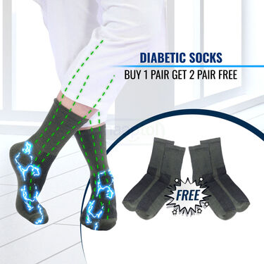 Diabetic Socks - Buy 1 Pair Get 2 Pair Free (DSPR02)