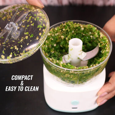5 Sec. Onion & Vegetable Rechargeable Electric Chopper + Free 5 Blade Multi-Cutter (EC8)