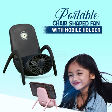 Portable Fan With Mobile Holder (EF33)