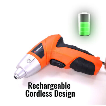 45 Pcs Rechargeable Powerful Cordless Drill Machine With Screwdriver (ET1)