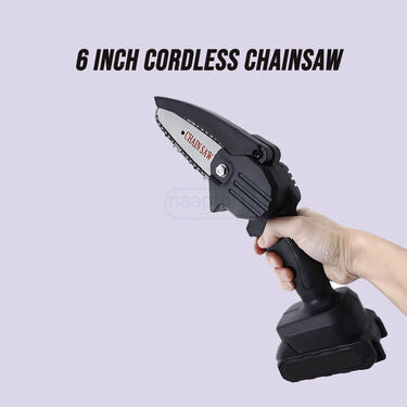 6 Inch Battery Powered Heavy Duty Chainsaw (ET3)
