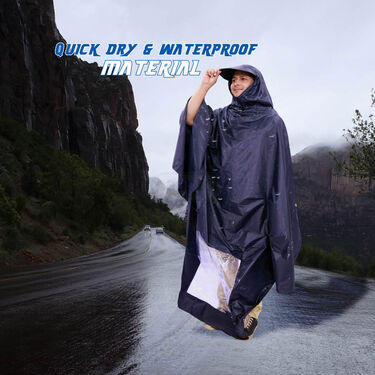 Pick Any 1 Waterproof Bike And Scooty Poncho Raincoat (FCPC1)
