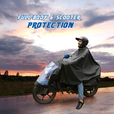 Pick Any 1 Waterproof Bike And Scooty Poncho Raincoat (FCPC1)