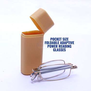 Pocket Size Foldable Adaptive Power Reading Glasses (FORG2)