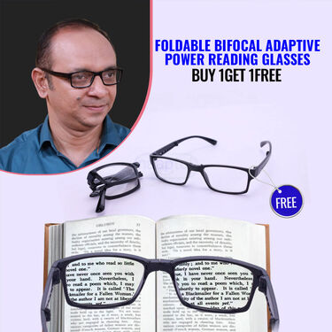 Foldable Bifocal Adaptive Power Reading Glasses Buy 1 Get 1 FREE (FORG30)