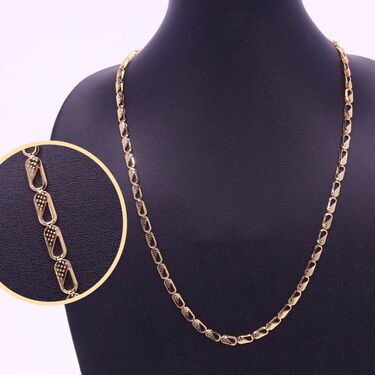 Golden Digital Watch + 2 Chain + Magnetic Bracelet + Ring (GDW2CBR2)