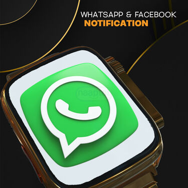 Golden Bluetooth Calling Smart Watch + FREE Wireless Bluetooth Earpod (BCSW17)