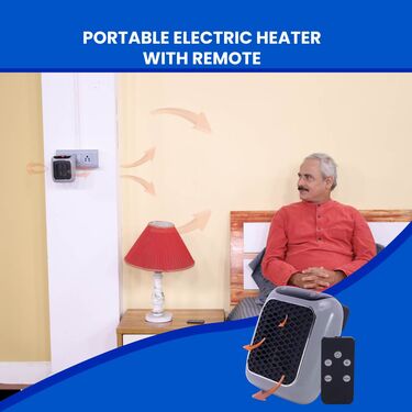 Portable Electric Heater With Remote (HA11)