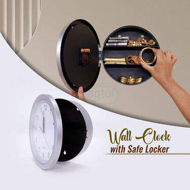 Wall Clock With Safe Locker (HA20)