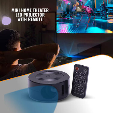 Mini Home Theater LED Projector With Remote (HCP3)