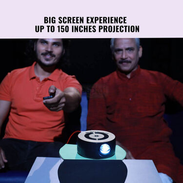 Mini Home Theater LED Projector With Remote (HCP3)