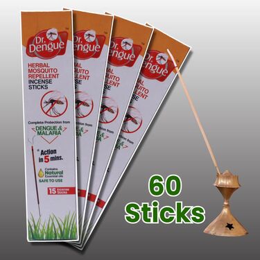 Herbal Mosquito Repellent Incense Sticks Pack of 60
