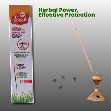 Herbal Mosquito Repellent Incense Sticks Pack of 60
