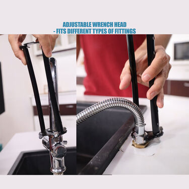 2 Pcs Dual Head Sink Wrench (HT31)