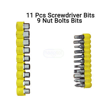 Double Sided Universal Wrench with 21 Pcs Screwdriver Socket Tool Kit (HT44)