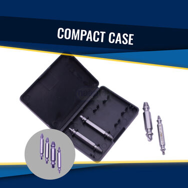 4 Pcs Broken Bolt Damage Screw Remover Extractor (HT45)