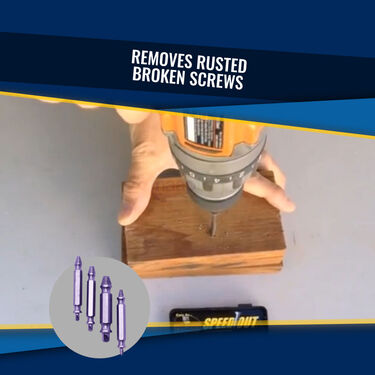 4 Pcs Broken Bolt Damage Screw Remover Extractor (HT45)