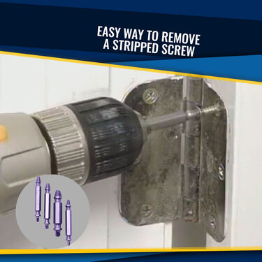 4 Pcs Broken Bolt Damage Screw Remover Extractor (HT45)