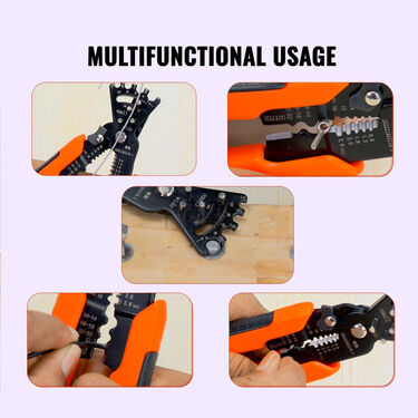 5 IN 1 Wire Stripper Multifunctional Wire Cutter And Stripping Pliers (HT46)