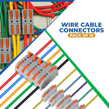 Lever Wire Cable Connectors Pack of 10 (HT54)