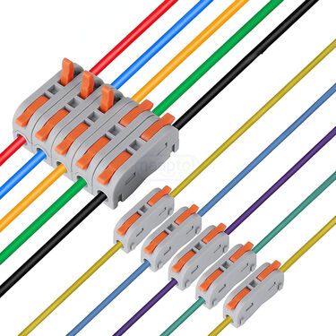 Lever Wire Cable Connectors Pack of 10 (HT54)