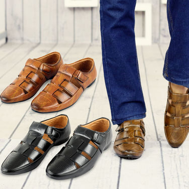 Jenja Men's Leatherite Sandal (J2) - Pick Any 1