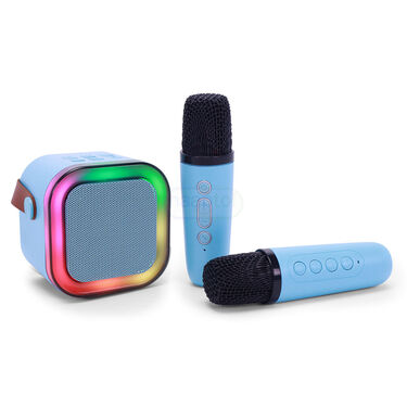 Colorful Bluetooth Karaoke Speaker With 2 Wireless Mic (KBS2)